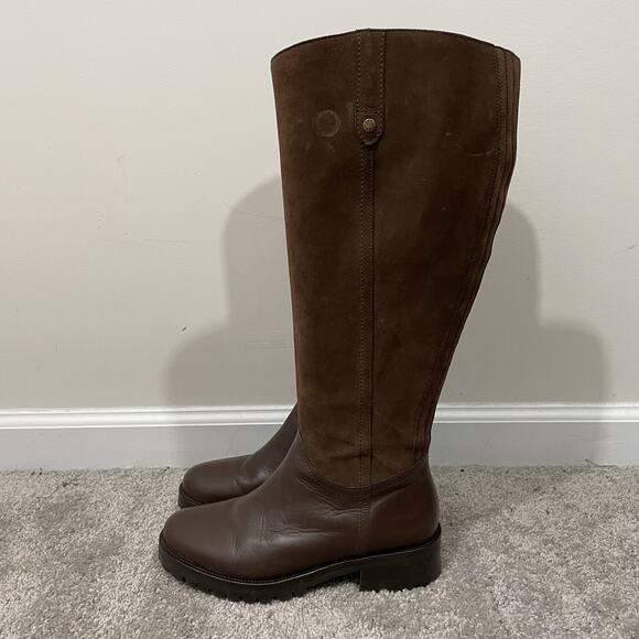 DUO Jeane Knee High Boots Women’s EU 39 / US 8 Brown Leather Riding Equestrian - Picture 7 of 13